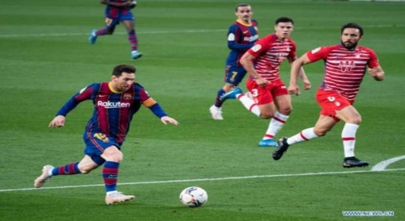 La Liga : ग्रेनाडा से 1-2 से हारी बार्सिलोना