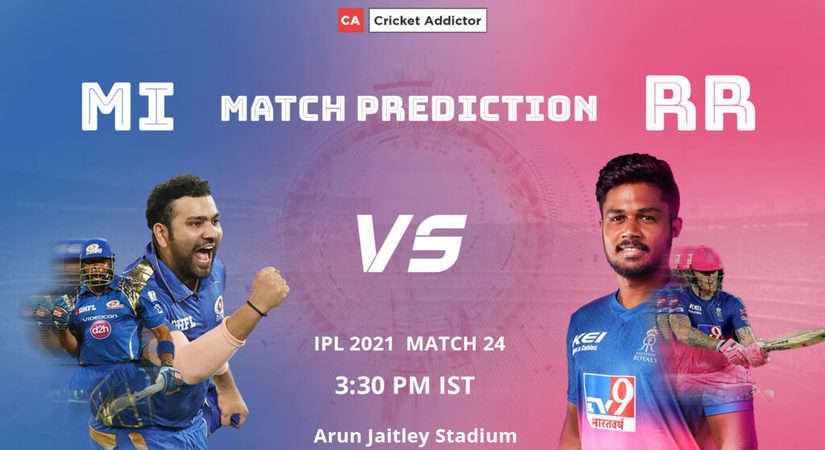 IPL 2021, मैच 24: MI बनाम RR - मैच की भविष्यवाणी, आज का विजेता, सबसे ज्यादा रन, सबसे ज्यादा विकेट