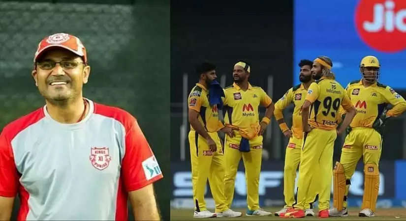 IPL 2021 - वीरेंदर सहवाग ने उड़ाया चेन्नई सुपर किंग्स के खिलाड़ियों का मजाक, जानिए क्या कहा