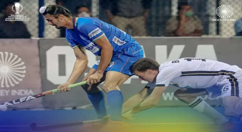 जूनियर हॉकी विश्व कप, गत चैंपियन भारत 2-4 से हारकर बाहर, जर्मनी फाइनल में अर्जेंटीना से भिड़ेगा