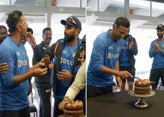 India vs SA LIVE, दिन के खेल के बाद भारतीय टीम ने मनाया कोच राहुल द्रविड़ का जन्मदिन, मोहम्मद शमी ने शेयर की खूबसूरत तस्वीरें