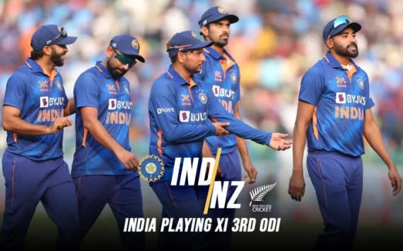 India Playing XI 3rd ODI