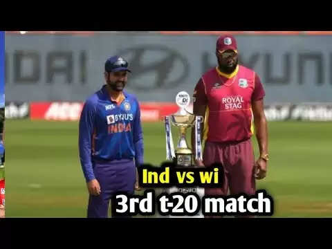 आज होगा भारत और वेस्टइंडीज के बीच तीसरा टी20,