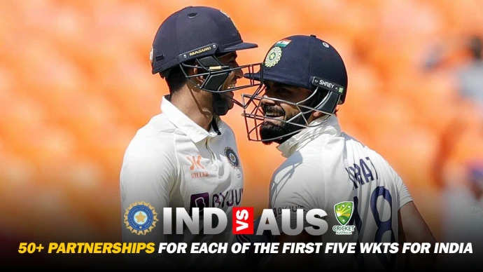 IND vs AUS 4th Test: सभी बल्लेबाजों के बीच पहले पांच विकेट में  हुई 50 से अधिक की साझेदारी, इतिहास में टीम इंडिया ने किया दूसरी बार ये कारनामा
