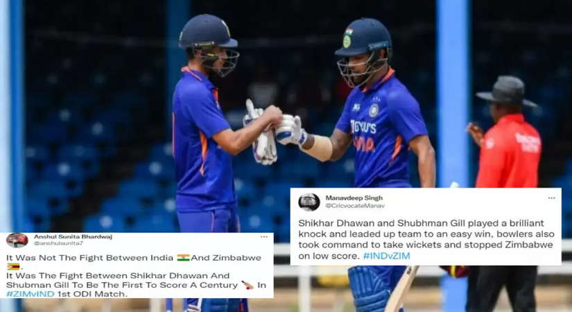 ZIM vs IND: टीम इंडिया को दिलाई शिखर-शुभमन की साझेदारी ने एकतरफा जीत, जमकर लुटाया भारतीय फैंस ने प्यार