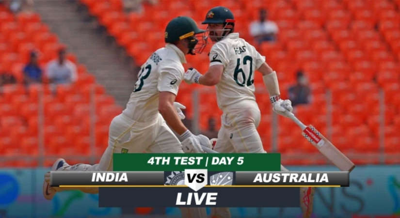 IND vs AUS 4th Test Day 5 Live: अक्षर पटेल ने ट्रेविस हेड को  शतक से पहले ​ही किया बोल्ड कर रवाना, भारत को दूसरी सफलता, Aus 158/2