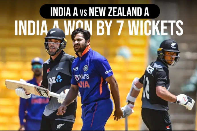 India A vs New Zealand A Hightlights: इंडिया ए ने सैमसन की कप्तानी में न्यूजीलैंड ए चटा दी धूल, गेदबाजी और बल्लेबाजी में दिखी धार