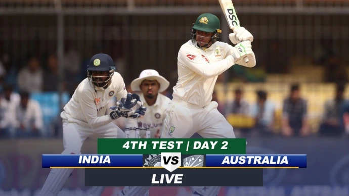 Ind vs Aus Live Score: भारत को मिली राहत की सांस, ख्वाजा को अक्सर ने किया रवाना, Aus 409/8