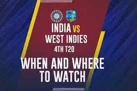IND vs WI Live Streaming: भारत-वेस्टइंडीज का चौथा टी20 मैच कब और कहां देखें? यहां जानें लाइव स्ट्रीमिंग