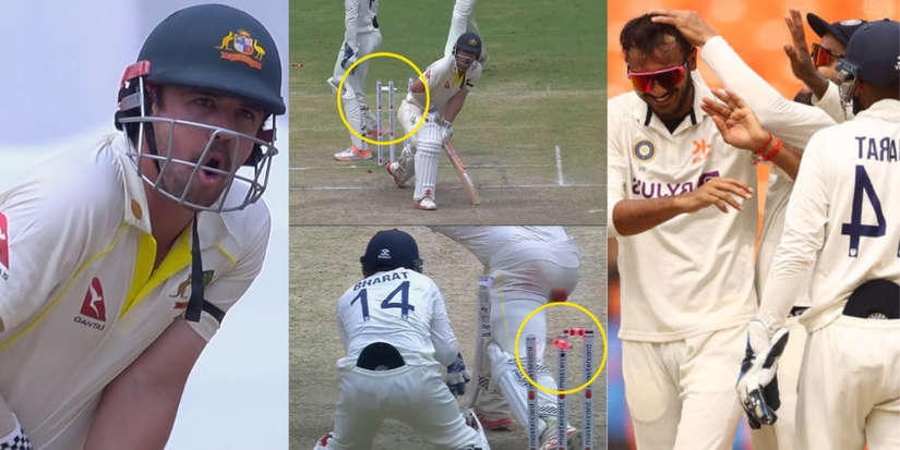 IND vs AUS: अक्षर पटेल की घूमती हुई गेंद ने ट्रेविस हेड को दे दिया गच्चा, खुला का खुला रह गया कंगारू बल्लेबाज का मुंह VIDEO