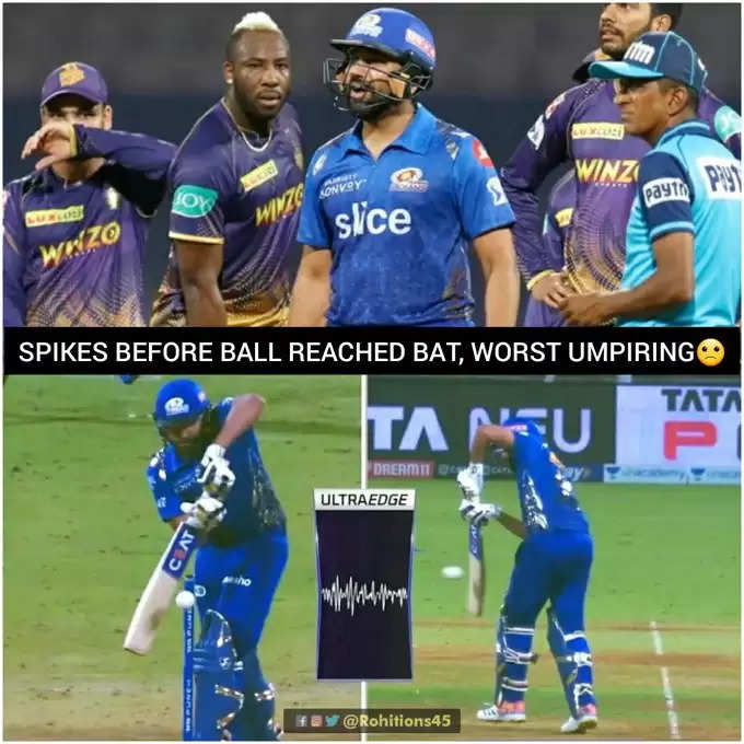 IPL 2022: ‘अब लगता है अंपायर को भी 3D ग्लासेस की जरूरत है’, Rohit Sharma के विकेट पर BCCI और Umpire को भड़के फैंस ने सुनाई खरी खोटी