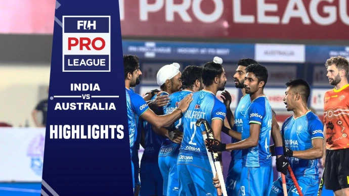India vs Australia Hockey Highlights: हॉकी प्रो लीग 2023 में भारत ने शूटआउट में ऑस्ट्रेलिया को 4-3 से हराया