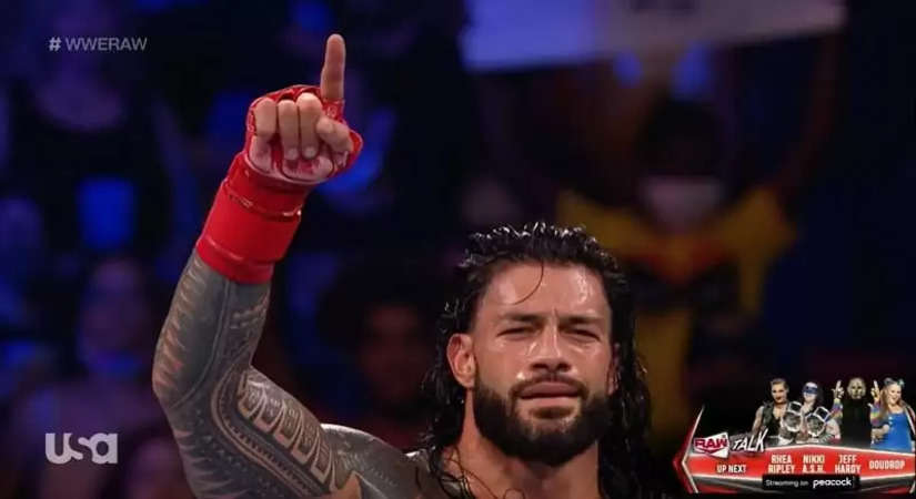 WWE रॉ में वापसी में दो मैच जीतने के बाद रोमन रेंस की प्रतिक्रिया
