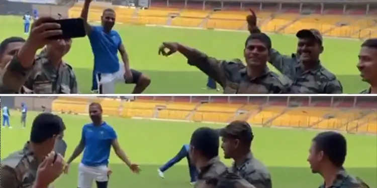 India vs South Africa, Shikhar Dhawan ने मैदान पर तैनात सिक्योरिटी के साथ बनाई इंस्टाग्राम रील