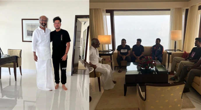 IND vs AUS: सुपरस्टार रजनीकांत से भारतीय खिलाड़ियों ने उनके घर पर की मुलाकात, कुलदीप यादव ने शेयर की तस्वीरें