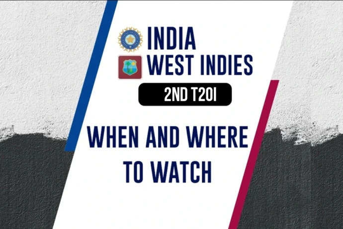 IND vs WI Live Streaming: जानिए कब और कहां देखें भारत-वेस्टइंडीज का दूसरा टी20 मैच? यहां देखे लाइव स्ट्रीमिंग