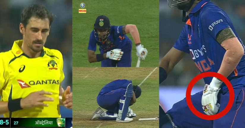 IND vs AUS: केएल के प्राइवेट पार्ट पर लगी स्टार्क की 145KMPH की गेंद, तो दर्द में गंदी गाली देने लगे राहुल VIDEO