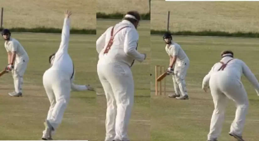 गेंदबाज के ‘बॉलिंग एक्शन’ में छिपा है मिथुन दा का डांस, VIDEO देखकर आप भी नहीं रोक पाएंगे अपनी हंसी 