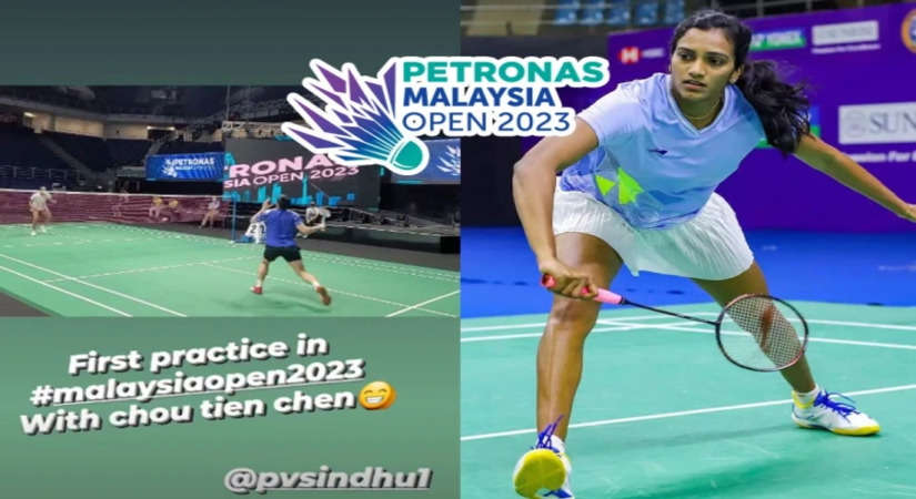 Malaysia Open Badminton: पीवी सिंधु ने मलेशिया ओपन 2023 से पहले चीनी ताइपे के चाउ टिएन चेन के साथ किया अभ्यास
